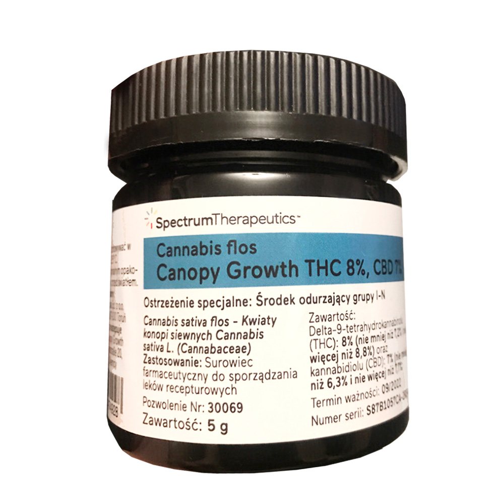 Canopy Growth 8/7 - 8% THC, 7% CBD - Spectrum Therapeutics